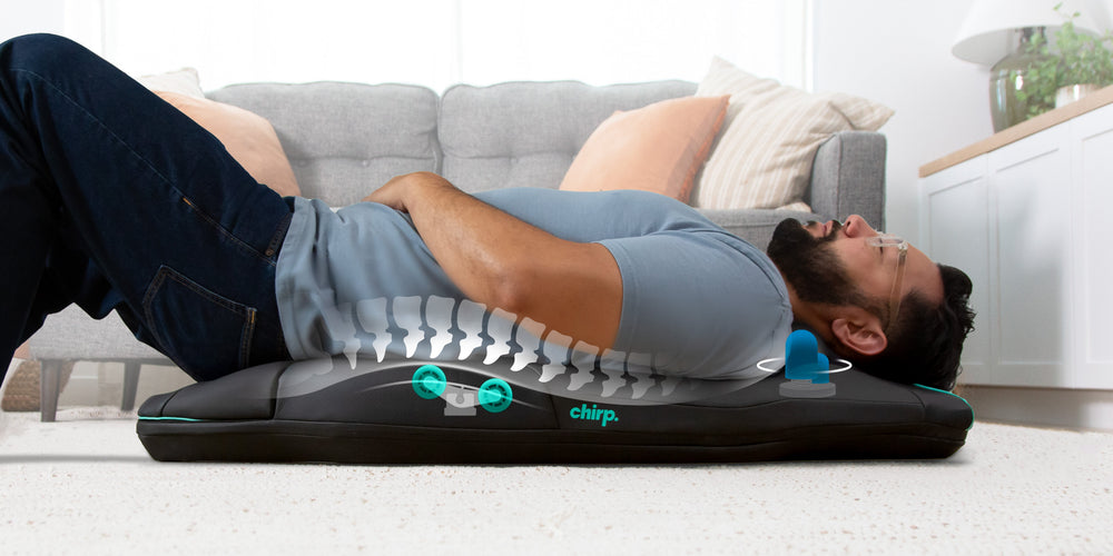 Lying on the Chirp Contour decompression table