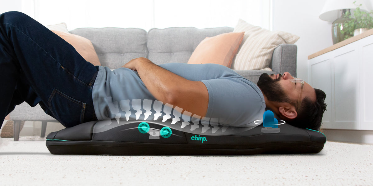 Lying on the Chirp Contour decompression table
