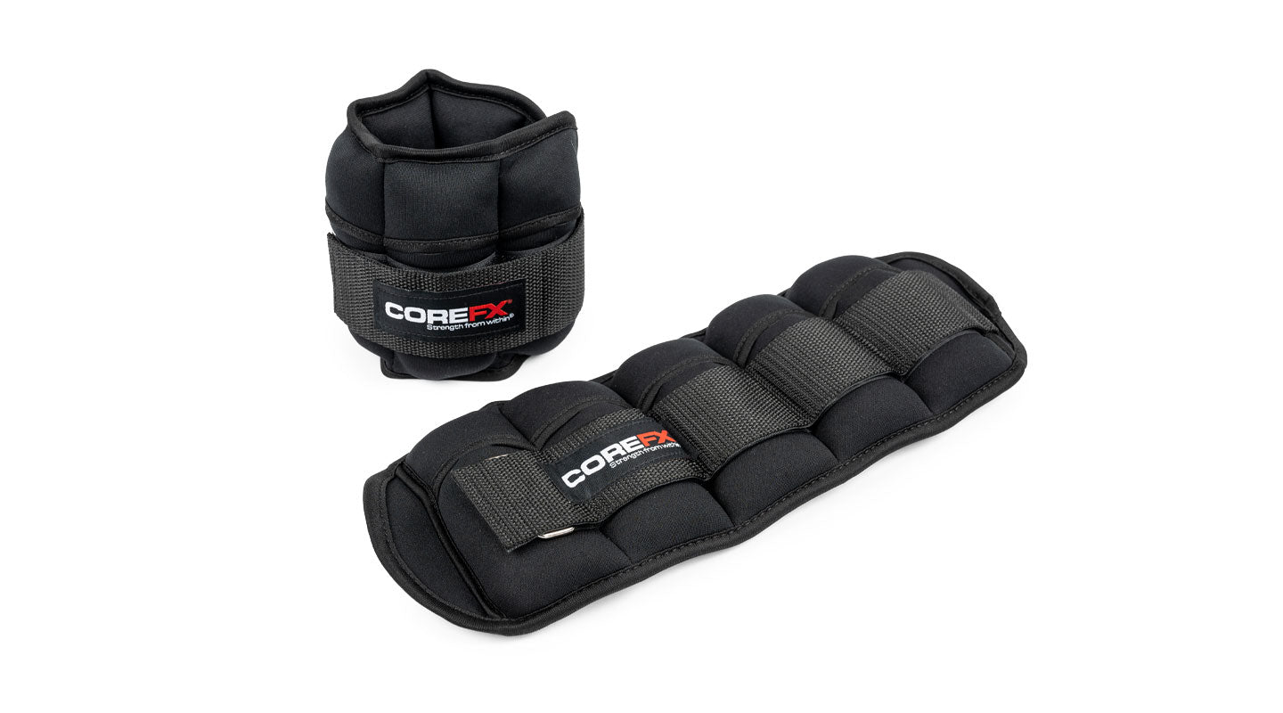 COREFX Adjustable Ankle Weights (2.5 kg Set)