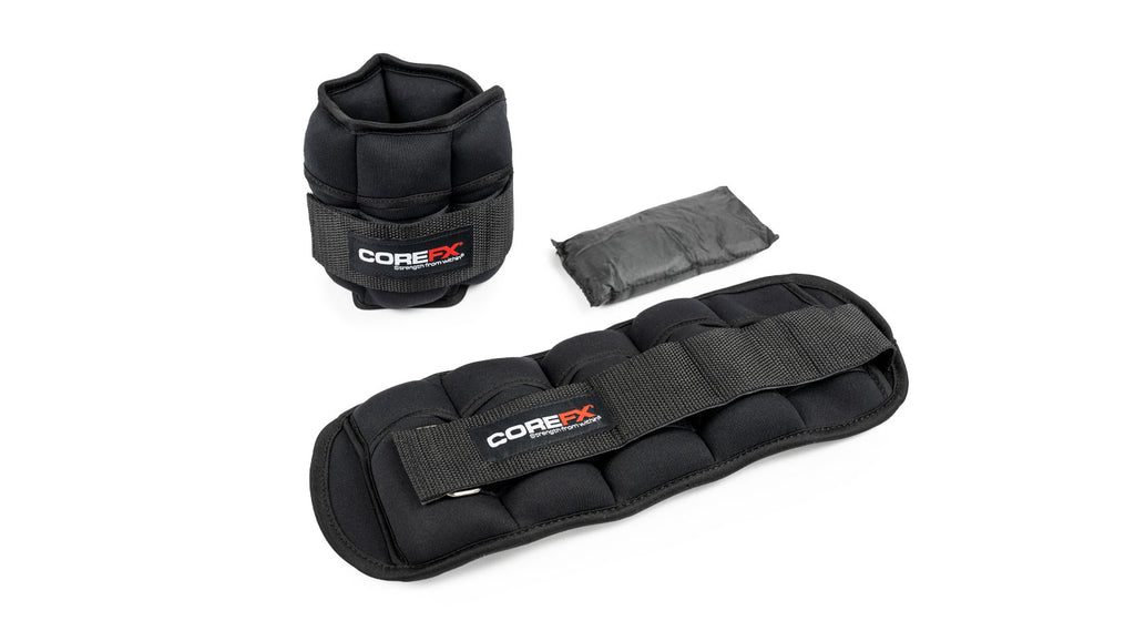 COREFX Adjustable Ankle Weights (2.5 kg Set)