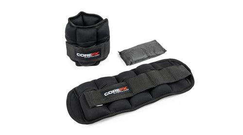 COREFX Adjustable Ankle Weights (2.5 kg Set)