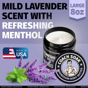Coach Soak Magnesium Body Butter — Lavender