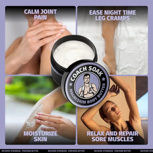 Coach Soak Magnesium Body Butter — Lavender