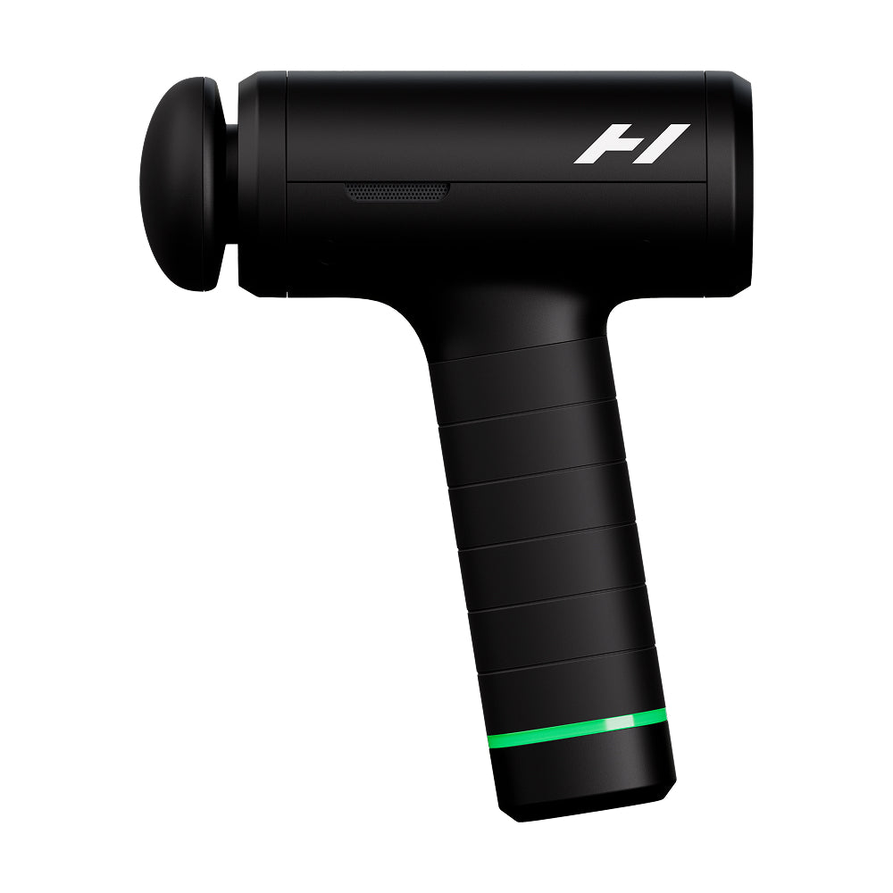 Hyperice Hypervolt 3.0 Pro percussion massage gun with attachments
