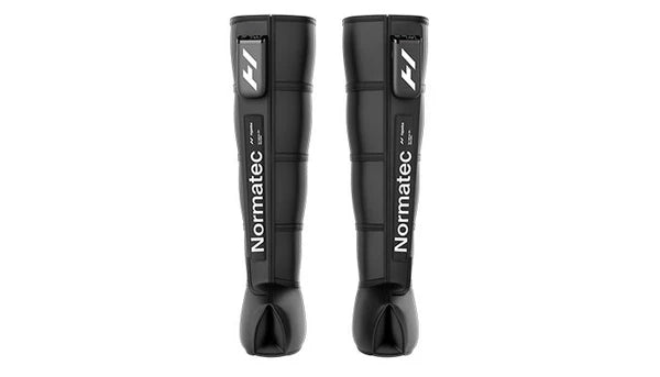 Normatec Elite in use