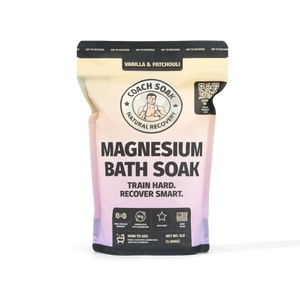 Coach Soak Magnesium Bath Soak — Vanilla & Patchouli