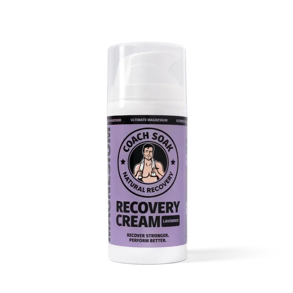 Coach Soak Recovery Cream magnesium lotion