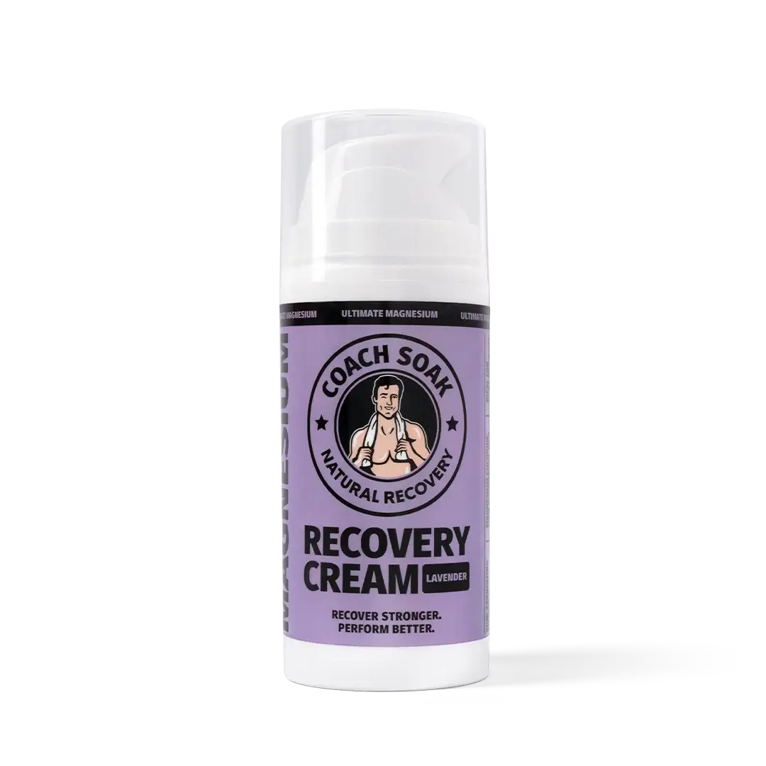 Coach Soak Recovery Cream magnesium lotion
