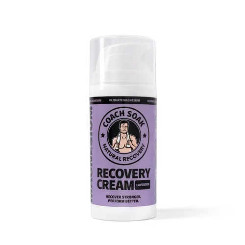 Coach Soak Recovery Cream magnesium lotion