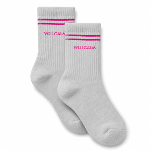 WELLCALM Crew Socks (2-Pack) grey