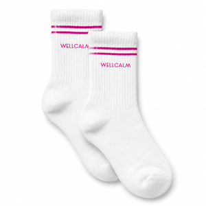 WELLCALM Crew Socks (2-Pack) white