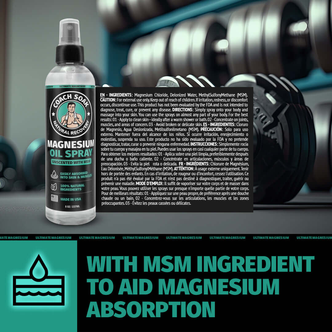Coach Soak Magnesium Oil Spray